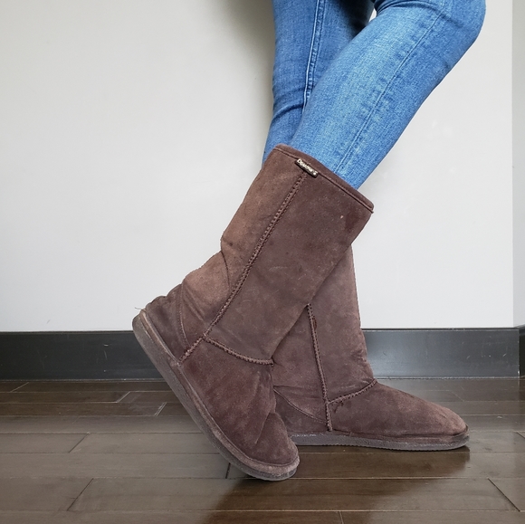 Bearspaw Brown Warm Boots - Picture 1 of 6